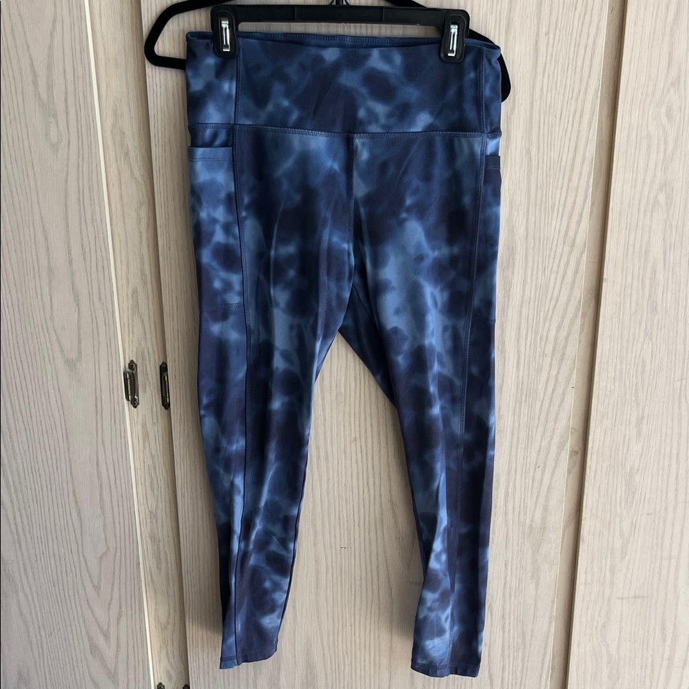 Danskin Blue Tie-Dye Activewear